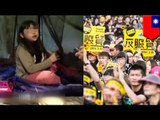 10-year-old Taiwanese student protests against China trade agreement