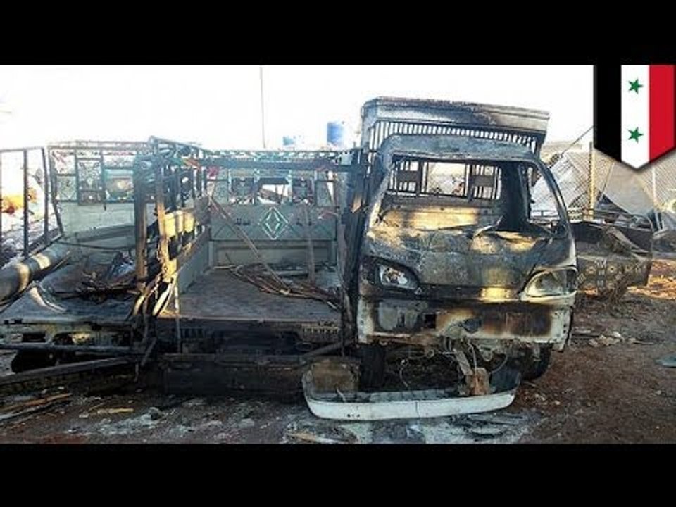 Bomb hits Syrian refugee camp near Turkish border