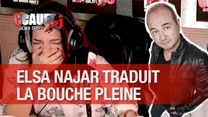 Elsa Najar pose des questions la bouche pleine à Milky Chance !