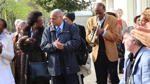 obsèques Moune de Rivel au cimetière du Montparnasse