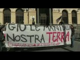 Napoli - No a nuova discarica a Chiaiano, cittadini in strada -1- (01.04.14)