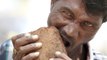 Man Addicted To Eating Bricks, Mud and Gravel