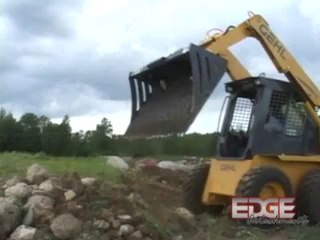 Mini Yükleyici Gehl 5640 İskelet Kova ile Toprak ve Taş Eleme