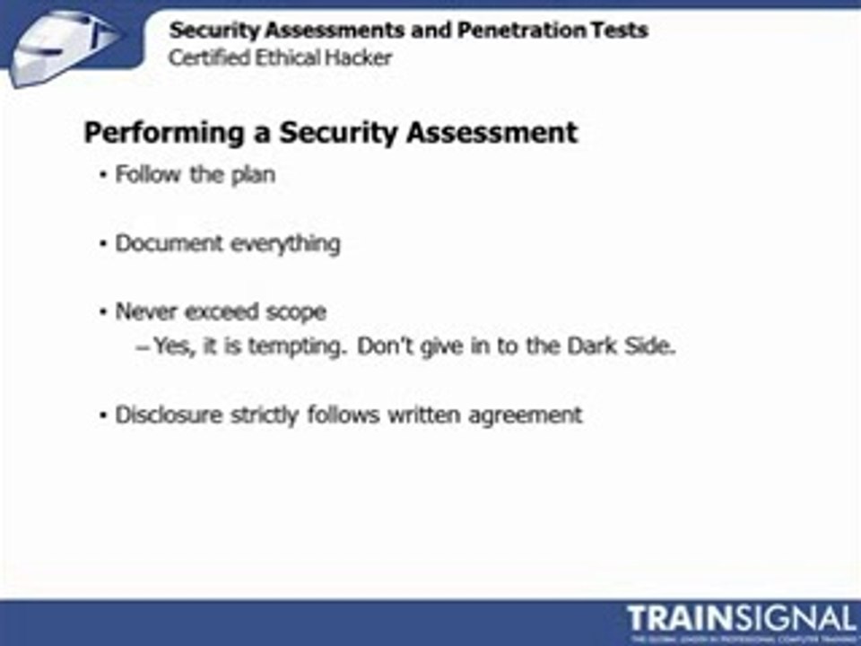 Ethical Hacking - Creating a Security Assessment Plan(240p_H.263-MP3)