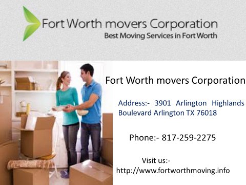 Moving Companies In Fort Worth