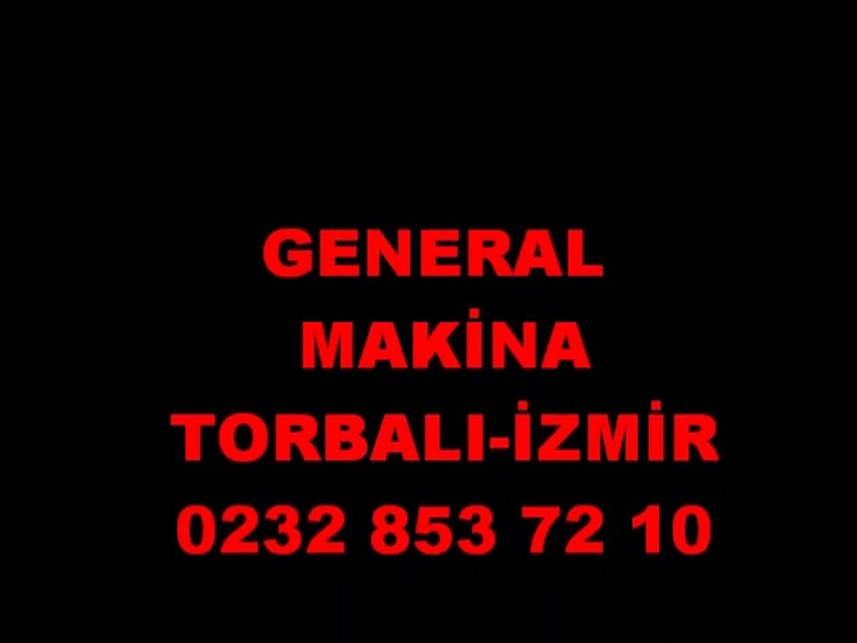 TERSİYER KIRICI KUM MAKİNASI -GENERAL MAKİNA