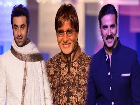 Bollywood Celebrities Walk The Ramp For Manish Malhotra | Amitabh Bachchan, Akshay Kumar & Ranbir Kapoor