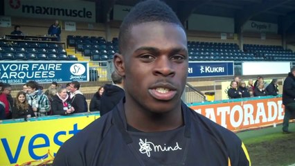 Christian Wade's try and reaction post-Gloucester