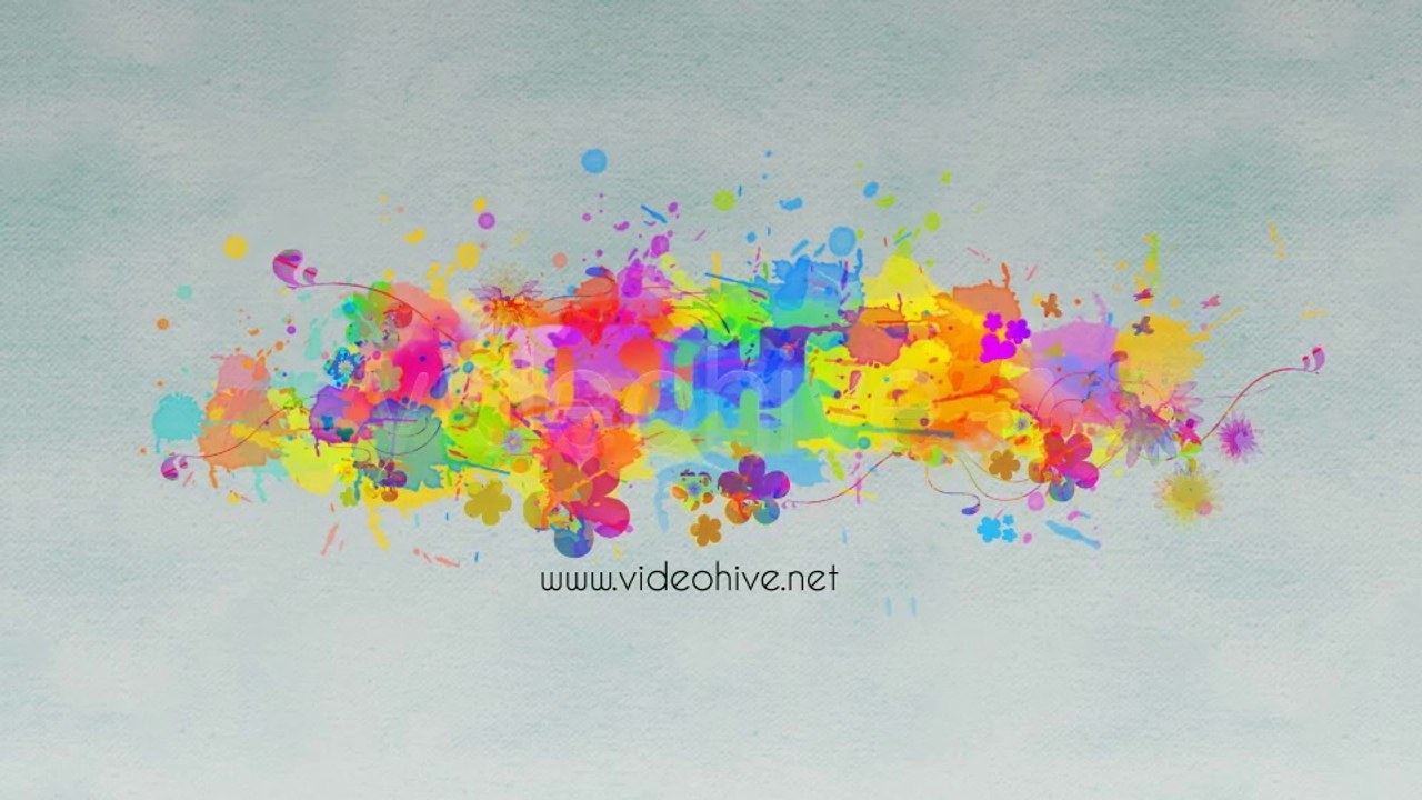 Logo Revealer Paint Drops Design - After Effects Template