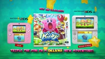 Kirby Triple Deluxe   Pink White Nintendo 2DS Trailer (Ni