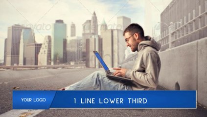 Sliding Lower Third - After Effects Template
