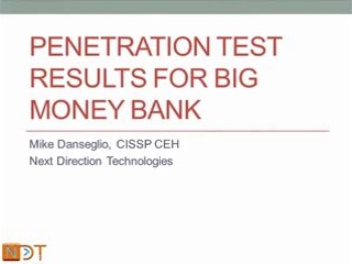 Ethical Hacking - Completing and Delivering a Security Assessment(240p_H.263-MP3)