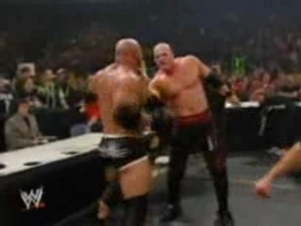 Goldberg vs triple h vs kane