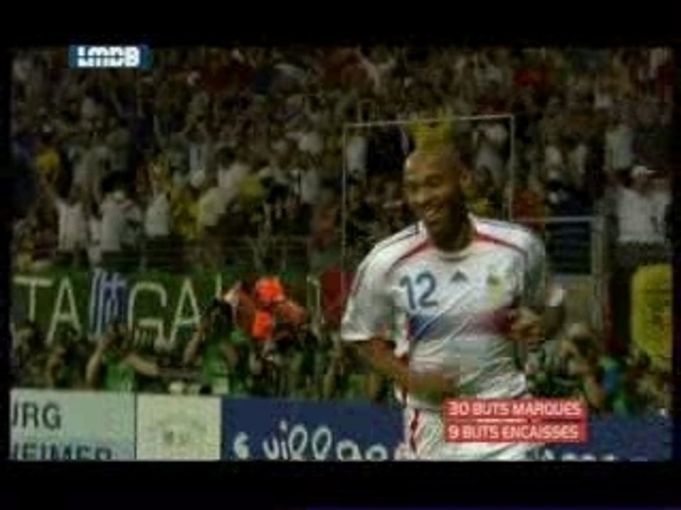 But de Thierry Henry sur centre Zidane