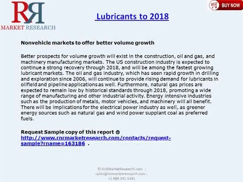 US Lubricants Industry Analysis and 2018 Forecasts