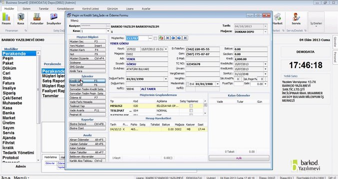 PERAKENDE AÇIK HESAP SATIŞ