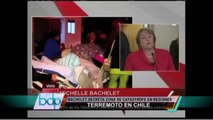 Michelle Bachelet viaja al norte de Chile para supervisar daños por terremoto (2/2)