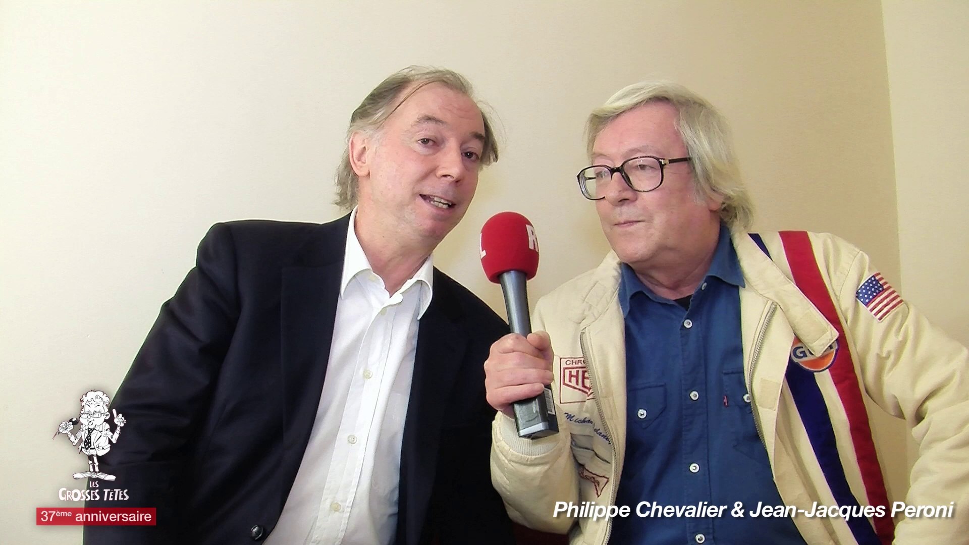 Philippe Chevalier & Jean-Jacques Peroni revisitent leurs souvenirs à  l'occasion du 37ème anniversaire des Grosses Têtes - Vidéo Dailymotion