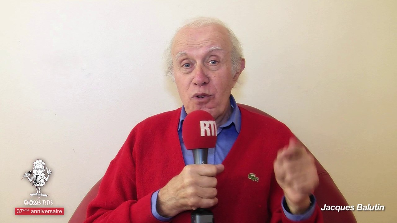 Jacques Balutin revisite ses souvenirs à l'occasion du 37ème anniversaire des Grosses Têtes