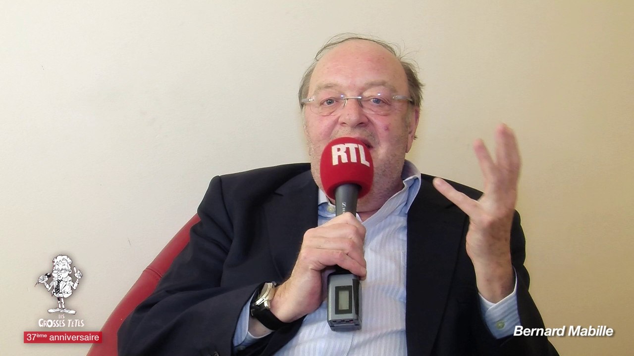 Bernard Mabille revisite ses souvenirs à l'occasion du 37ème anniversaire des Grosses Têtes