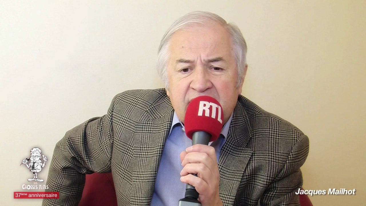 Jacques Mailhot revisite ses souvenirs à l'occasion du 37ème anniversaire des Grosses Têtes