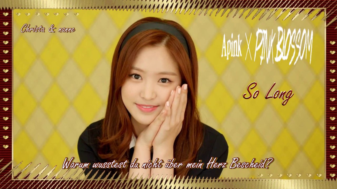 A Pink  -  So Long k-pop [german sub] (4th Mini Album Pink Blossom)