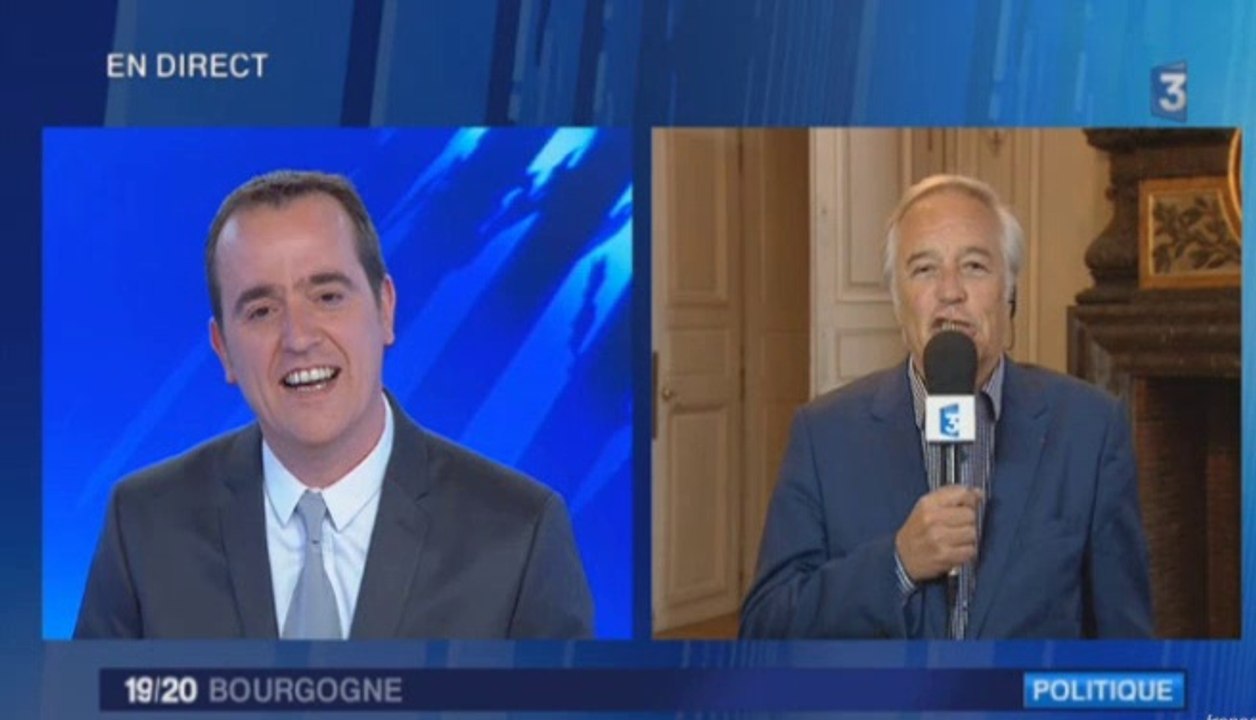 François Rebsamen, l'invité de FR3 Bourgogne