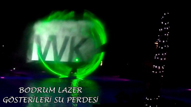BODRUM LAZER GÖSTERİLERİ SU PERDESİ 1