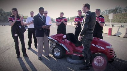 Honda's Mean Mower - officially the world's fastest lawnmower!
