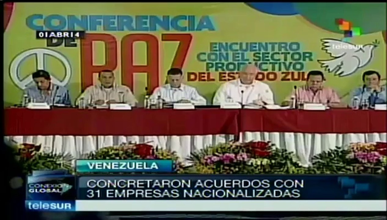 Firma acuerdo gobierno venezolano con empresas petroleras