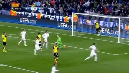 Bale Goal Real Madryt - Borussia Dortmund (1- 0) (02.04.2014)