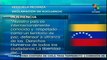 Rechaza gobierno de Venezuela declaraciones injerencistas de la UE