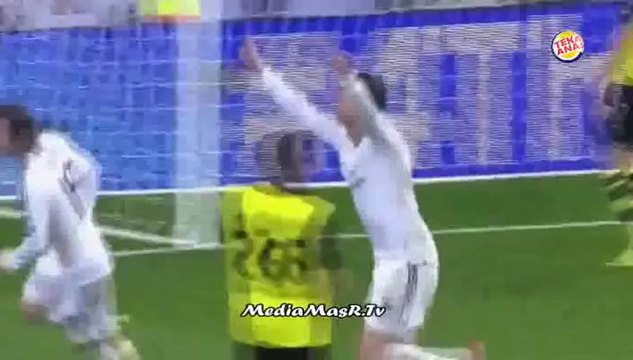 هدف ريال مدريد الثالث في بروسيا دورتموند - كريستيانو رونالدو - 2/4/2014