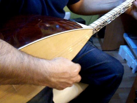 kısa sap gitar brg sedefli bağlama