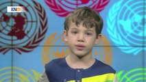 Niños se unen a la ONU para pedir un mundo más 