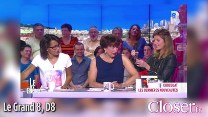 Roselyne Bachelot teste la peinture au chocolat avec Caroline Ithurbide