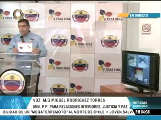 Rodríguez Torres: Detenido en Táchira tiene alerta roja por la Interpol