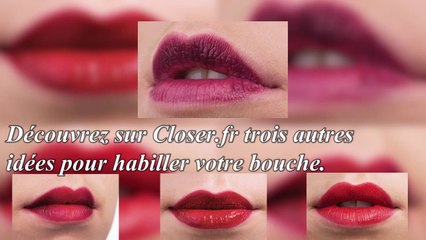 Tuto Make Up : la bouche rouge Fondu chic