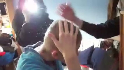 big thick ponytail haircut than shaves off bald