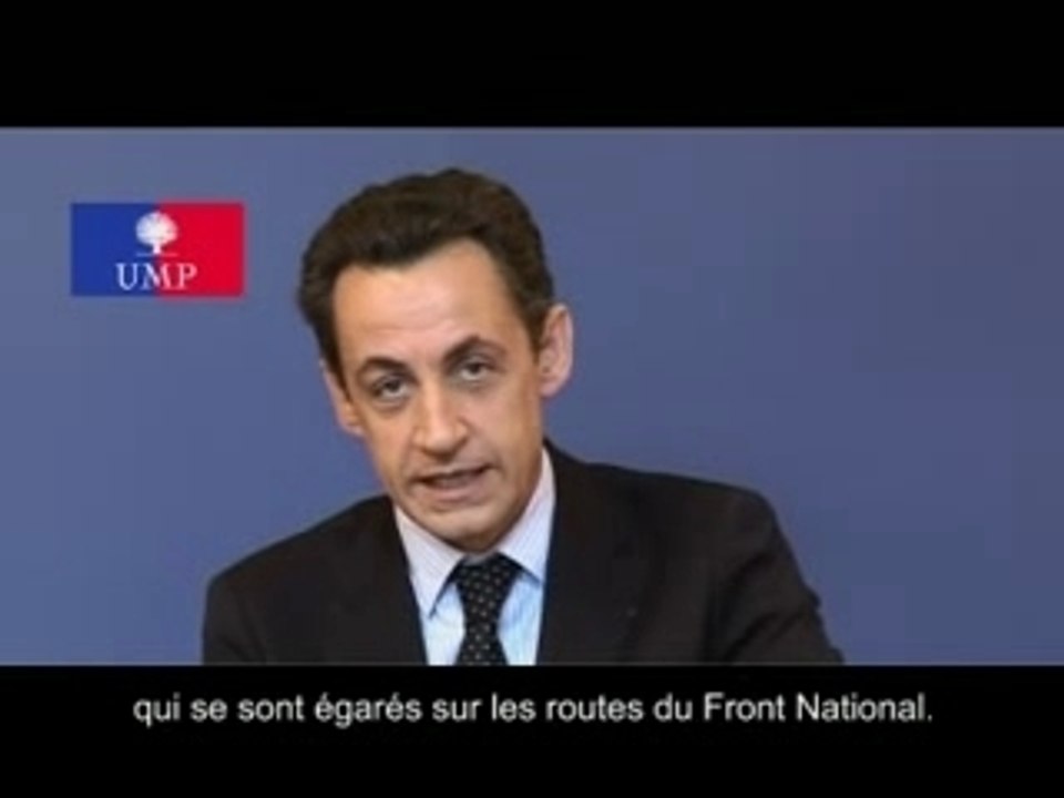 Voeux de Nicolas Sarkozy