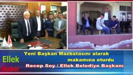 Recep Soy- Ellek Belediye Başkanı