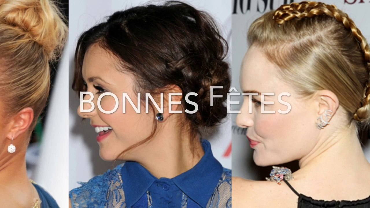 Coiffures de soirée : nos idées pour les fêtes...