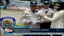 Policía venezolana captura dos presuntos terroristas