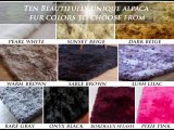 Luxurious Alpaca fur throw from Alpaca Plush