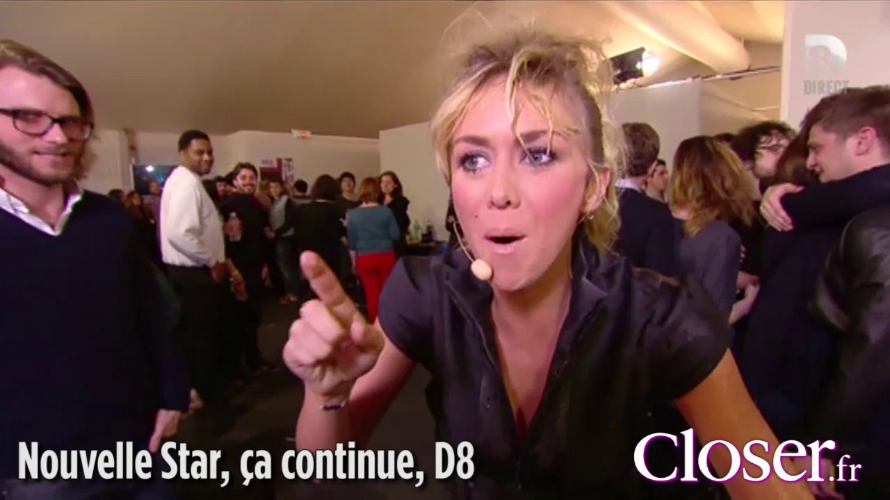 Bataille d'eau entre Enora Malagré et Cyril Hanouna dans la Nouvelle Star