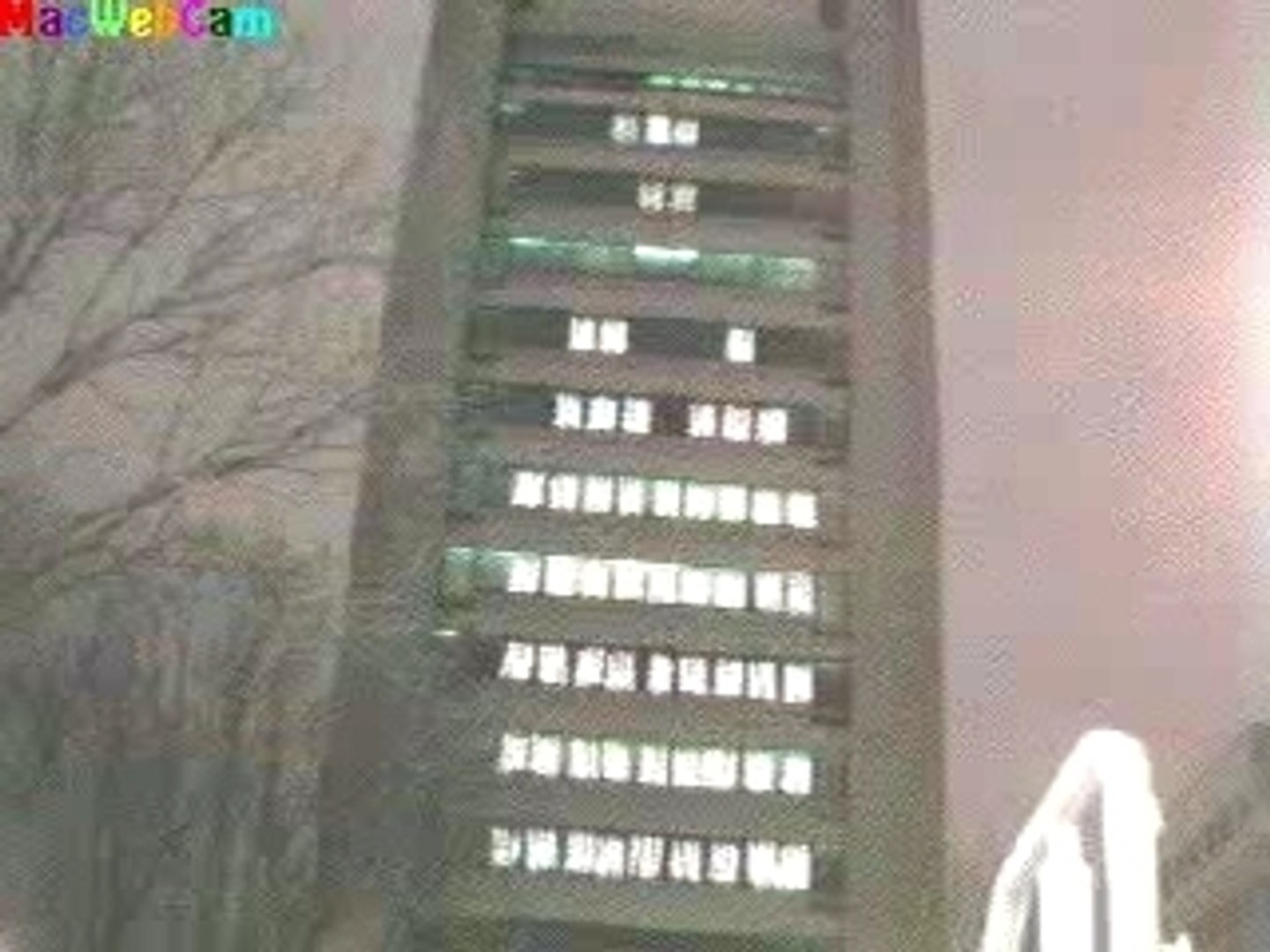 ⁣The building transformed into tetris