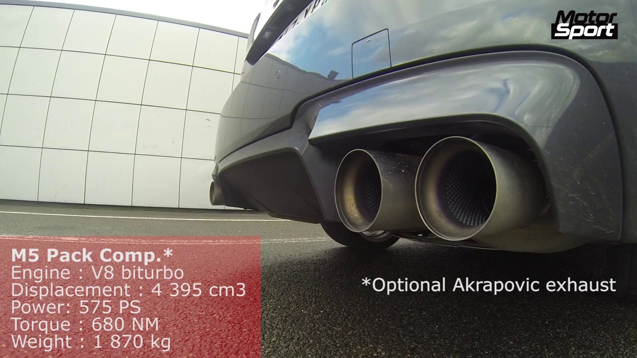 E 63 S AMG VS BMW M5 échappement Akrapovic Exhaust  : laquelle chante le mieux ?