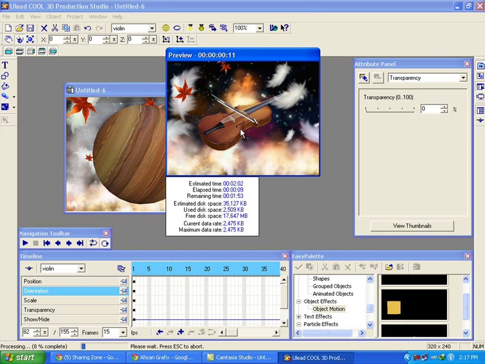 How TO Create Title With Ulead Cool 3d In Urdu/hindi