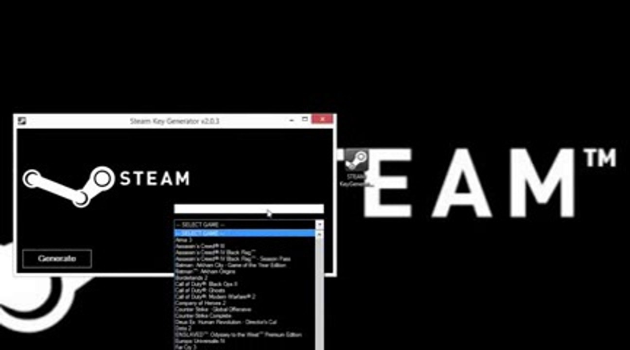 Steam Key Generator ~ Steam Key Generator All Games [March 2014] - YouTube