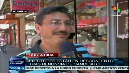Costa Rica cierra campaña electoral atípica con un sólo candidato